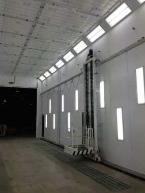 Окрасочно-сушильная камера для грузовых автомобилей ИВЕКО г. Миасс Окрасочно-сушильная камера для грузовых автомобилей ИВЕКО г. Миасс