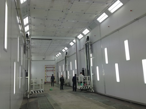 Окрасочно-сушильная камера для грузовых автомобилей ИВЕКО г. Миасс Окрасочно-сушильная камера для грузовых автомобилей ИВЕКО г. Миасс