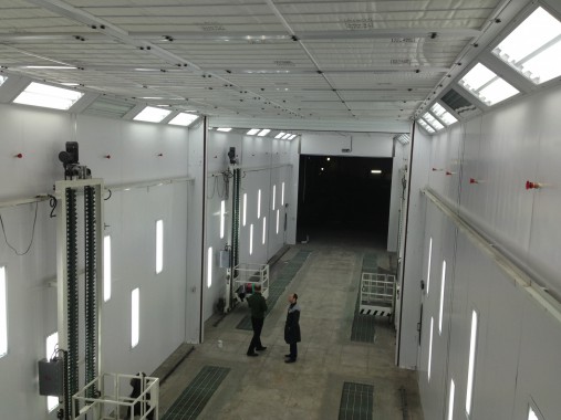 Окрасочно-сушильная камера для грузовых автомобилей ИВЕКО г. Миасс Окрасочно-сушильная камера для грузовых автомобилей ИВЕКО г. Миасс