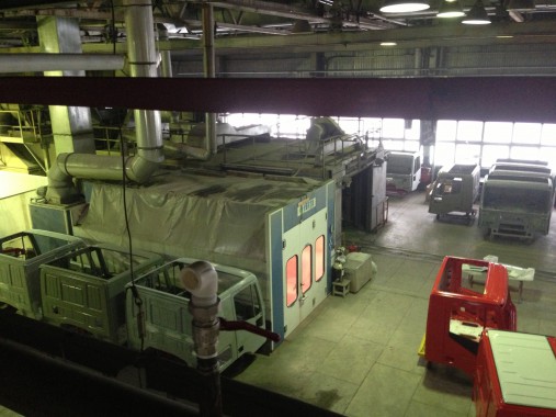 Окрасочно-сушильная камера для грузовых автомобилей ИВЕКО г. Миасс Окрасочно-сушильная камера для грузовых автомобилей ИВЕКО г. Миасс