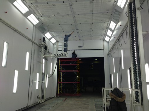 Окрасочно-сушильная камера для грузовых автомобилей ИВЕКО г. Миасс Окрасочно-сушильная камера для грузовых автомобилей ИВЕКО г. Миасс