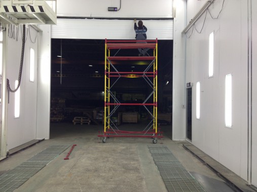 Окрасочно-сушильная камера для грузовых автомобилей ИВЕКО г. Миасс Окрасочно-сушильная камера для грузовых автомобилей ИВЕКО г. Миасс