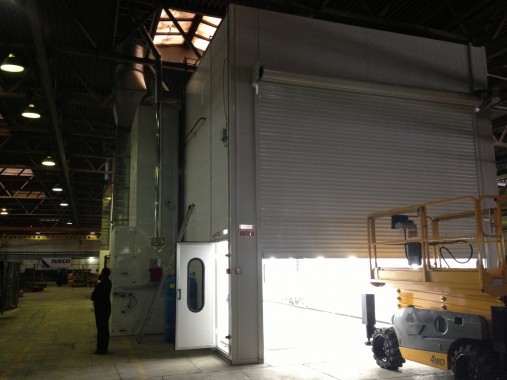 Окрасочно-сушильная камера для грузовых автомобилей ИВЕКО г. Миасс Окрасочно-сушильная камера для грузовых автомобилей ИВЕКО г. Миасс