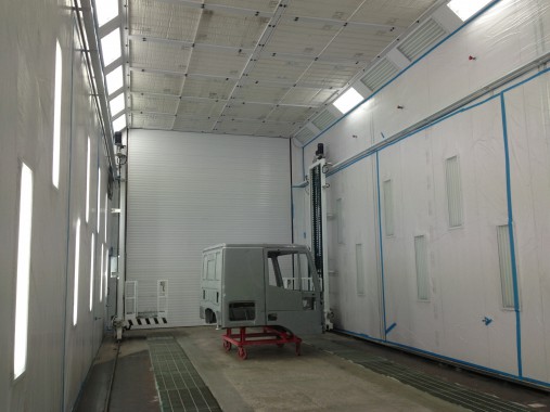 Окрасочно-сушильная камера для грузовых автомобилей ИВЕКО г. Миасс Окрасочно-сушильная камера для грузовых автомобилей ИВЕКО г. Миасс