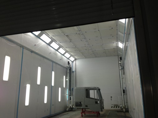 Окрасочно-сушильная камера для грузовых автомобилей ИВЕКО г. Миасс Окрасочно-сушильная камера для грузовых автомобилей ИВЕКО г. Миасс