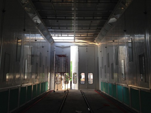 Окрасочно-сушильная камера для цистерн и вагонов в уличном исполнении г. Партизанск SPK-18x6x6 Россия