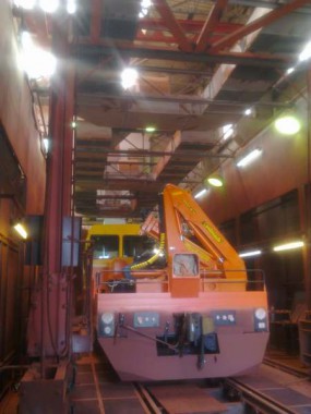 Реконструкция окрасочно-сушильной камеры для вагонов РПМ, г. Екатеринбург