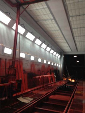 Реконструкция окрасочно-сушильной камеры для вагонов РПМ, г. Екатеринбург