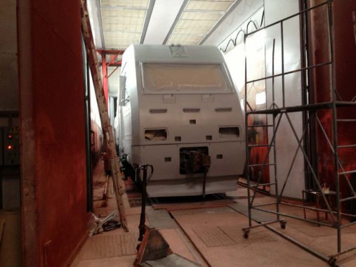 Реконструкция окрасочно-сушильной камеры для вагонов РПМ, г. Екатеринбург