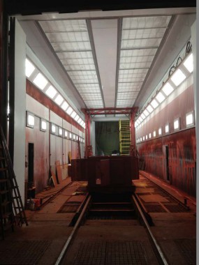 Реконструкция окрасочно-сушильной камеры для вагонов РПМ, г. Екатеринбург