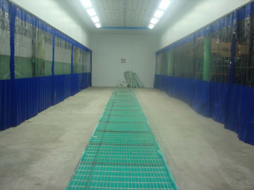 Зона подготовки к покраске автобусов с подогревом (для Тобольское ПАТП)