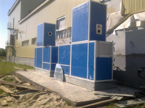 Зона подготовки к покраске автобусов с подогревом (для Тобольское ПАТП)