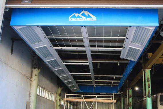 Зона подготовки к покраске автобусов с подогревом (для Тобольское ПАТП)