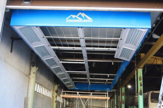 Зона подготовки к покраске автобусов с подогревом (для Тобольское ПАТП)