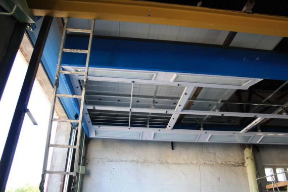 Зона подготовки к покраске автобусов с подогревом (для Тобольское ПАТП)