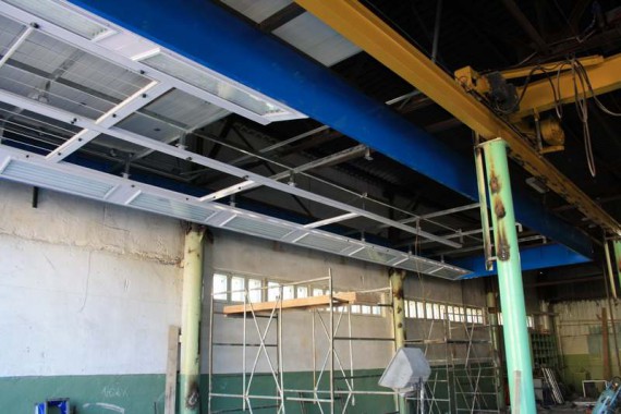 Зона подготовки к покраске автобусов с подогревом (для Тобольское ПАТП)