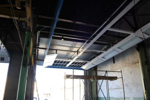 Зона подготовки к покраске автобусов с подогревом (для Тобольское ПАТП)