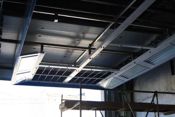 Зона подготовки к покраске автобусов с подогревом (для Тобольское ПАТП)