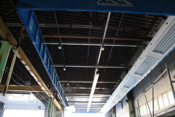 Зона подготовки к покраске автобусов с подогревом (для Тобольское ПАТП)