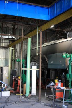 Зона подготовки к покраске автобусов с подогревом (для Тобольское ПАТП)