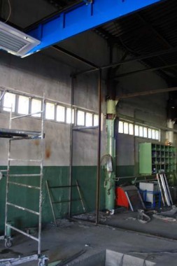 Зона подготовки к покраске автобусов с подогревом (для Тобольское ПАТП)