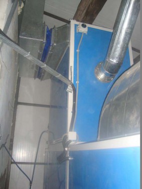 Зона подготовки к покраске автобусов с подогревом (для Тобольское ПАТП)