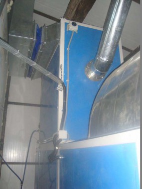 Зона подготовки к покраске автобусов с подогревом (для Тобольское ПАТП)