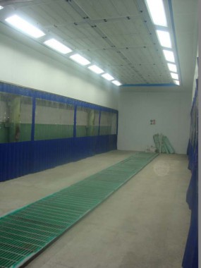 Зона подготовки к покраске автобусов с подогревом (для Тобольское ПАТП)