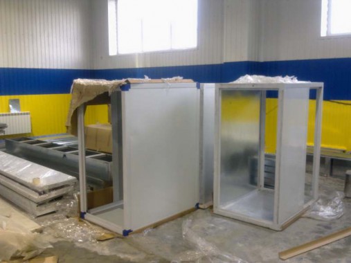 Реставрация покрасочно-сушильной камеры ЧЕРИ г. Нижний Тагил (установка трех зон подготовки к окраске)