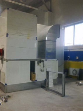 Реставрация покрасочно-сушильной камеры ЧЕРИ г. Нижний Тагил (установка трех зон подготовки к окраске)