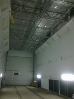 Демонтаж покрасочно-сушильной камеры для металлоконструкций "СтройМеханизация"