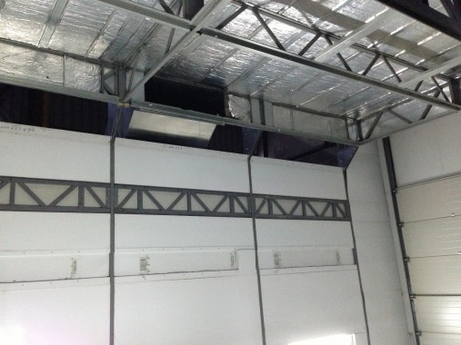 Демонтаж покрасочно-сушильной камеры для металлоконструкций "СтройМеханизация"