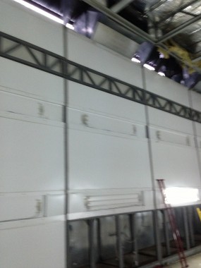 Демонтаж покрасочно-сушильной камеры для металлоконструкций "СтройМеханизация"