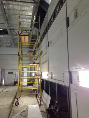 Демонтаж покрасочно-сушильной камеры для металлоконструкций "СтройМеханизация"