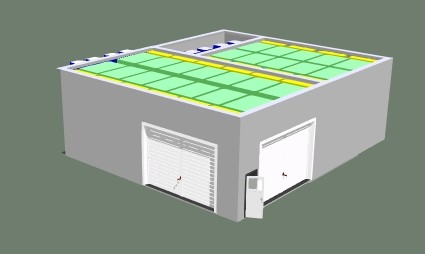 Окрасочно-сушильная камера для кабин электровозов SPK-16x14x5 Россия Окрасочно-сушильная камера для кабин электровозов SPK-16x14x5 Россия