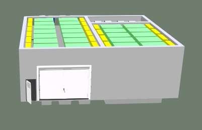 Окрасочно-сушильная камера для кабин электровозов SPK-16x14x5 Россия Окрасочно-сушильная камера для кабин электровозов SPK-16x14x5 Россия
