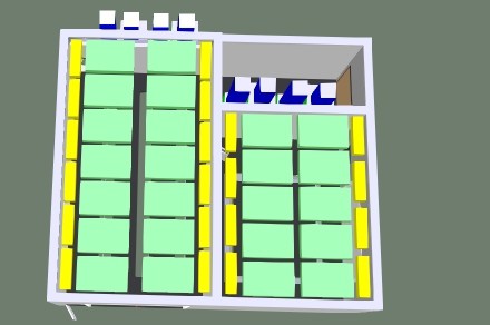 Окрасочно-сушильная камера для кабин электровозов SPK-16x14x5 Россия Окрасочно-сушильная камера для кабин электровозов SPK-16x14x5 Россия