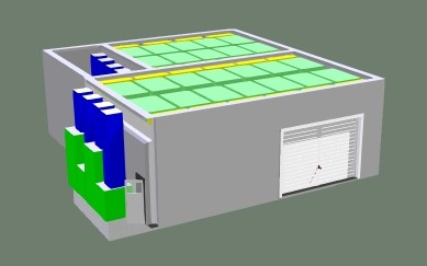 Окрасочно-сушильная камера для кабин электровозов SPK-16x14x5 Россия Окрасочно-сушильная камера для кабин электровозов SPK-16x14x5 Россия