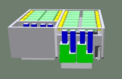 Окрасочно-сушильная камера для кабин электровозов SPK-16x14x5 Россия Окрасочно-сушильная камера для кабин электровозов SPK-16x14x5 Россия