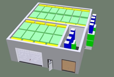 Окрасочно-сушильная камера для кабин электровозов SPK-16x14x5 Россия Окрасочно-сушильная камера для кабин электровозов SPK-16x14x5 Россия