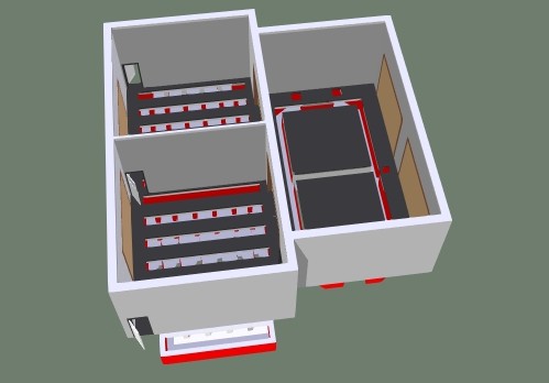 Окрасочно-сушильная камера для кабин электровозов SPK-16x14x5 Россия Окрасочно-сушильная камера для кабин электровозов SPK-16x14x5 Россия