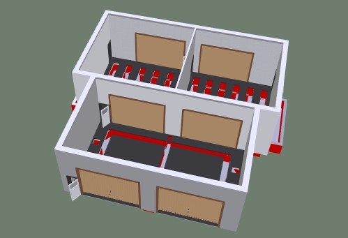 Окрасочно-сушильная камера для кабин электровозов SPK-16x14x5 Россия Окрасочно-сушильная камера для кабин электровозов SPK-16x14x5 Россия