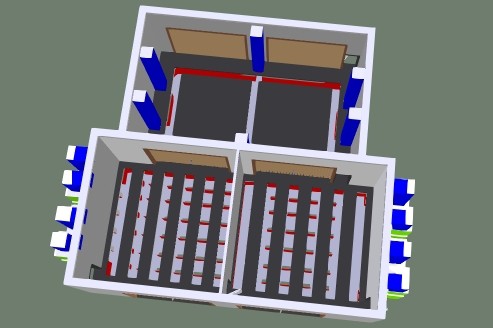 Окрасочно-сушильная камера для кабин электровозов SPK-16x14x5 Россия Окрасочно-сушильная камера для кабин электровозов SPK-16x14x5 Россия