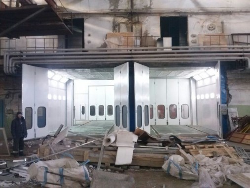 Окрасочно-сушильная камера для кабин электровозов SPK-16x14x5 Россия Окрасочно-сушильная камера для кабин электровозов SPK-16x14x5 Россия