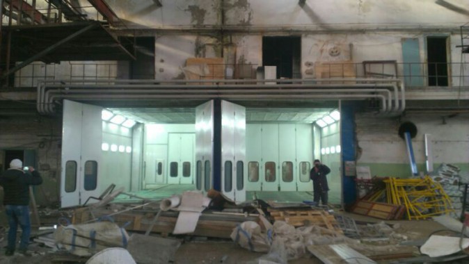 Окрасочно-сушильная камера для кабин электровозов SPK-16x14x5 Россия Окрасочно-сушильная камера для кабин электровозов SPK-16x14x5 Россия