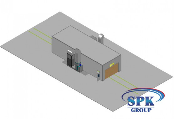 Окрасочно-сушильная камера для металлоконструкций SPK Италия Окрасочно-сушильная камера для металлоконструкций SPK Италия