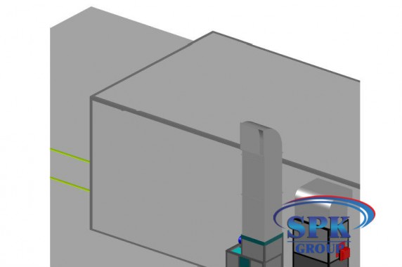 Окрасочно-сушильная камера для металлоконструкций SPK Италия Окрасочно-сушильная камера для металлоконструкций SPK Италия