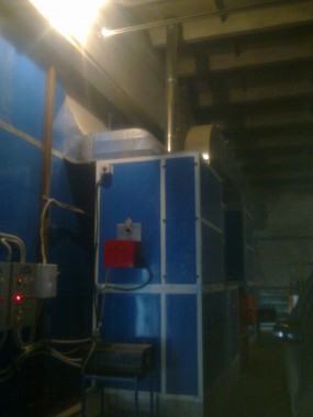 Модернизация покрасочной камеры для грузовых автомобилей г. Арамиль Урал