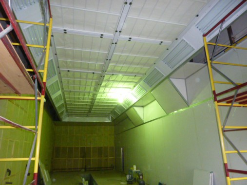 Модернизация покрасочной камеры для грузовых автомобилей г. Арамиль Урал