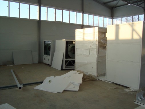 Покрасочно-сушильная камера для сварных металлоконструкций SPKSPK-8х6х4